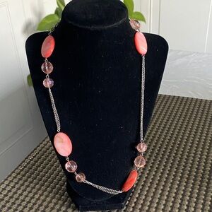 Unbranded Pink Beaded Long Necklace